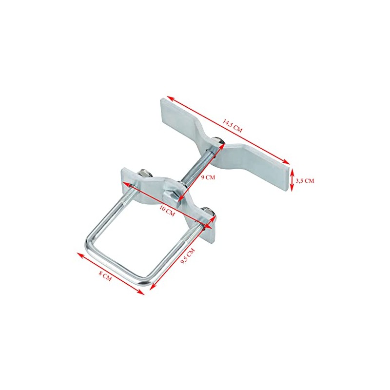 Spare Wheel Holder Trailer for 60 x 60 mm Tube