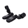 TCMT 1-1/4" 32mm Black Short Angled Adjustable Highway Foot Peg