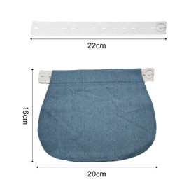 NINVVS 4-piece denim belt, adjustable extension belt, elastic pants extension belt for pregnant women, elastic extension belt for pregnancy, adjustable extension buckle