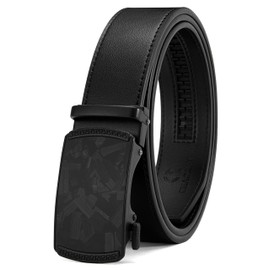 CHAOREN Mens Belt Leather Ratchet Belt - Customizable Fit, Effortless Style (35mm)