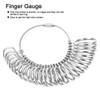 TMISHION Finger UK Ring Sizer Gauge/Ring Mandrel Sizing Measuring Stick