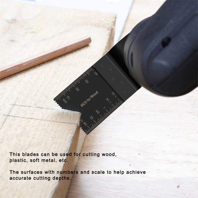 12pcs Universal High Carbon Steel Oscillating Saw Blades Multifunctional Cutting