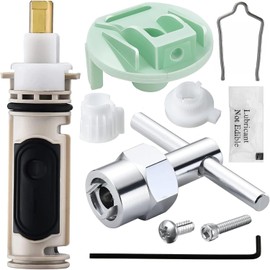 1222 Replacement Cartridge for Moen Shower Valve with 104421 Removal Tool & 116653 Handle Adapter Kit Compatible with Moen 1222 1222b One Handle Posi Temp Shower Faucet Cartridge