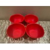 Tupperware New Set of 4 Legacy 400ml Bowls in Red