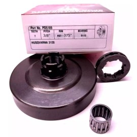 For Husqvarna ONE NEW 3/8" PITCH SPROCKET FITS HUSQVARNA 3120XP, 3120 7 TOOTH DRIVE & BEARING