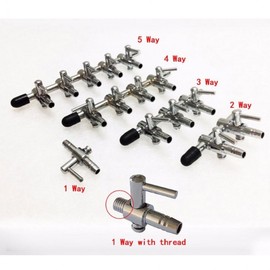 Aquarium Air Flow Splitter Valve with Lever Control Switch 1-way (4 pcs), SE02041 100ea
