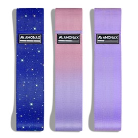 Amonax Fitness bands for women, resistance bands set butt training device, resistance band squat exercises, exercise band slimming devices for home, sports equipment fitness home