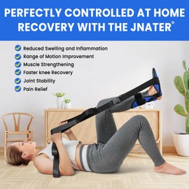 JNATER Knee Replacement Recovery Aids - Must Have Hip/Knee Surgery Recovery Equipment, Knee Rehabilitation Equipment for ACL PCL MCL Knee Surgery, Improve Mobility and Flexibility for Knee Pain