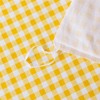 FADFAY Yellow Plaid Duvet Cover Set Full 100% Cotton Soft