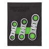 VIM Tools Nano Flex Ratcheting Wrench Set - 3pc Double-Sided