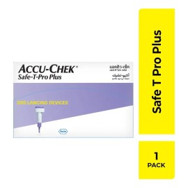 Lancetas Accu-chek Safe T Pro Plus - Caja Con 200 Piezas.
