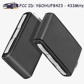 KEYECU Smart Remote Key Fob 3+1 4 Buttons YGOHUF8423 for Volvo XC40 XC60 XC90 V60 V90