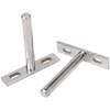 Mesee 6 Packs Floating Shelf Support, 3 Inch Invisible Floating