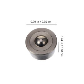 Mobestech 2pcs Metal Ball Transfer Units Universal Roller Ball Caster Replacement for Smooth Rotation and Mobility Ideal for Furniture Equipment and DIY Projects