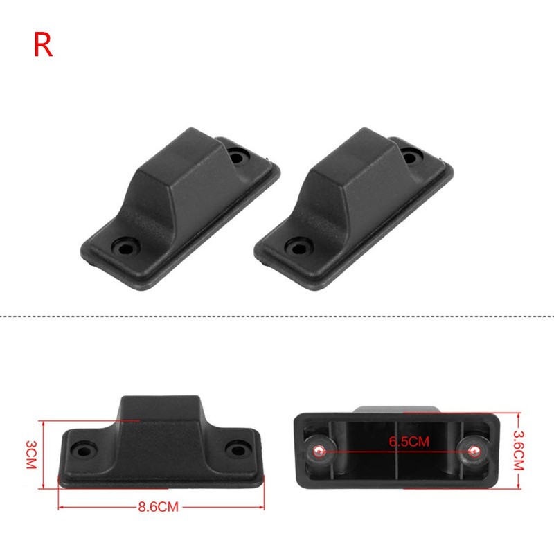 LLLucky 1 Pair Replacement Plastic Bolts Luggage Foot Pads for