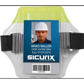 Sicurix 2 Pack) Sicurix 66860 Reflective Strip Armband Badge Holder
