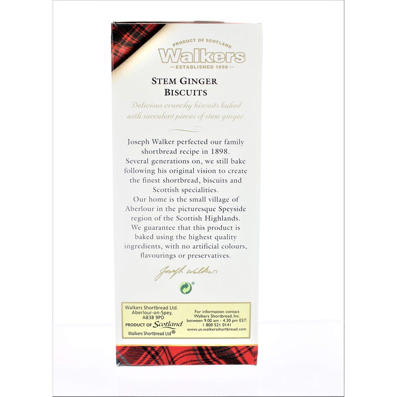 Walkers Stem Ginger Cookies - 5.3 oz - 2 pk