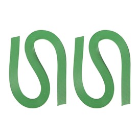 PATIKIL 240pcs Quilling Strips Paper 3/16"(5mm) 21"(54cm) Origami Paper Quilling Strip for Art DIY Hand Craft Christmas, Lime Green