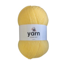 Korbond DK Buttercup Yarn - 100g Acrylic Wool - Lightweight, Hypoallergenic & Durable Double Knit Crochet Yarn Knitting Wool (290m Total)