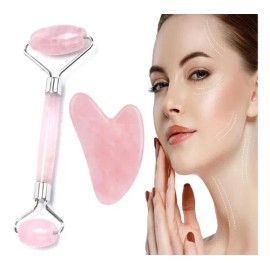 Rodillo Facial Y Raspado Guasha, Juego De Rodillos