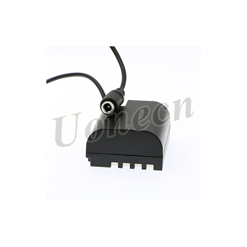 Dummy Battery DMW-DCC12 DC Coupler to Dtap Plug Power Cable