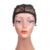 DilussoTrends Black Extra Small Breathable Mesh Wig Cap