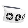 Car Exhaust Fan Solar Powered 3 Fans Ventilation Cooling Odor