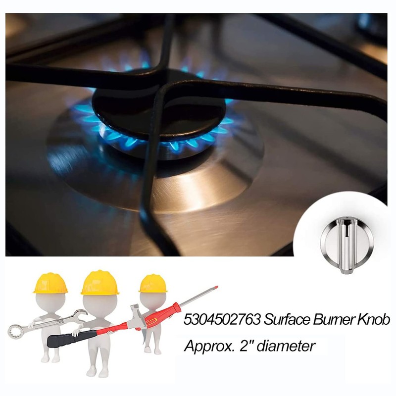 Funmit 5304502763 Range Control Knob Replacement for Frigidaire Stove Replaces