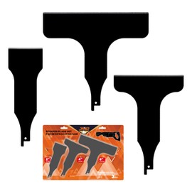 JMD 3-Piece Reciprocating Saw Scraper Blades Set, Scraping Tool Attachment for Sawzall Reciprocating Saws Compatible with Bosch Dewalt Makita etc