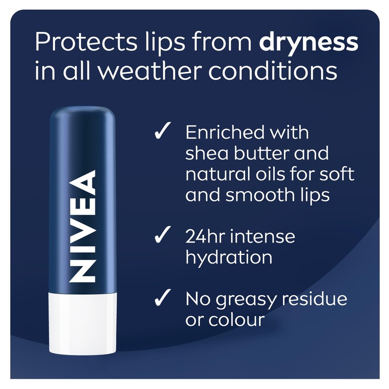 NIVEA MEN Active Lip Balm, (2 X 4.8g) | Made