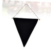 WHAMVOX Black Pennant Banner Brooch Display Pendant Multi Functional Wall