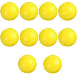 YSFVNP 10Pcs Foam Tennis Balls, Foam Balls, Soft Sponge Mini High Bounce for Indoor Outdoor Sports Kids Boys & Girls