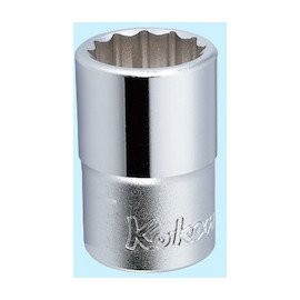ko-ken 1/2 (12.7 mm) Sq. 12 Square Socket 23 mm 4405 m – 23