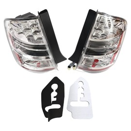 YIYIBYUS Tail Light for Toyota Prius 2004-2009 Rear Brake Tail Lamps Black Housing Clear Lens Tail Lamp (Driver&Passenger Side)