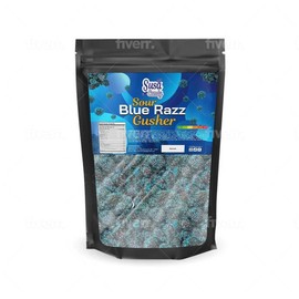 Sour Blue  Razz Gusher - Specification: 1 Pound - 16 Oz