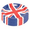 Smiffys Union Jack Round Paper Plates 22.5cm – 8 Pack