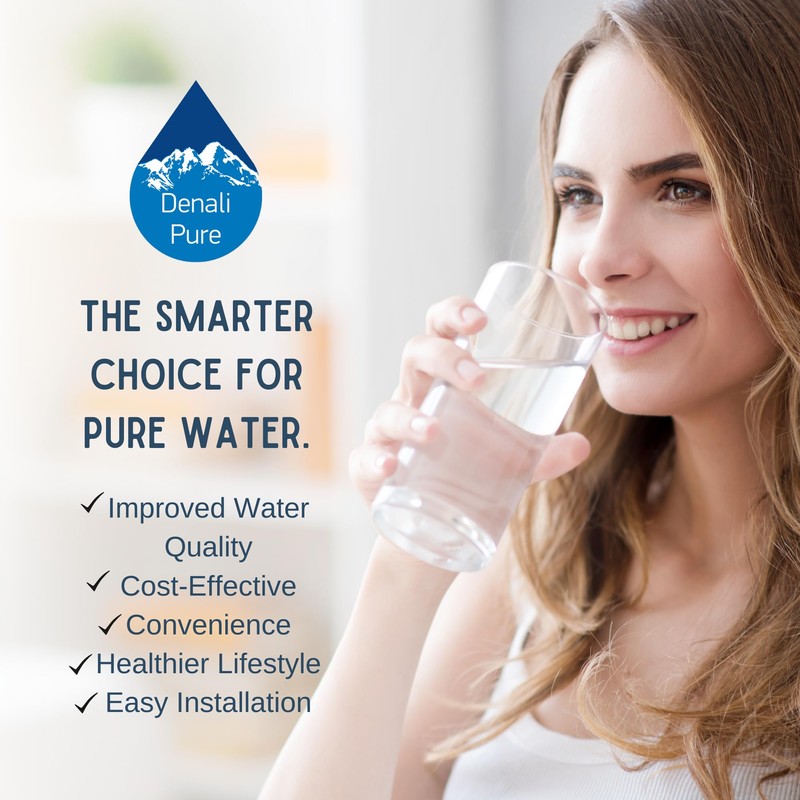 6-Pack Replacement for Viking VCBF Refrigerator Water Filter - Compatible
