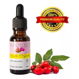 B ORGANICS Aceite De Rosa Mosqueta 100% Virgen Puro Premium