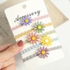 Subtle Daisy Hair Tie Set (Pack of 5) / 은은한 데이지 머리끈 세트(5개묶음)
