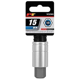 Performance Tool W32985 1/2-Inch Drive 15mm Hex Bit Socket