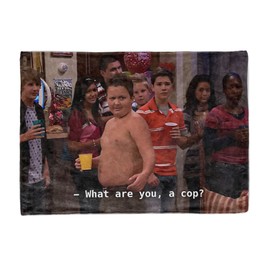 LAIX Gibby What Are You, A Cop? Tapestry, Funny Flag for College Dorm, Available In Sizes From 40" To 90", Skin-friendly Soft High-definition Meme Tapestry(Size:60"×45")