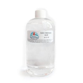 NorthWood Distributing Reed Diffuser Base - Natural Un-Scented Base for Reed Diffusers - Refillable Bottle for Household Use Perfumes, Shampoo, Conditioner, Cleaning Solutions (16 fl oz)