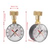 Haofy Water Pressure Gauge, Universal Water Pressure Gauge Iron and