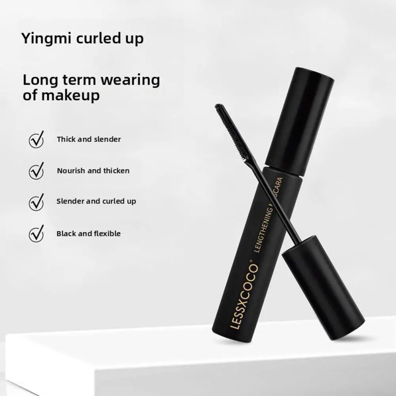 Máscara De Pestañas Espesa Natural De 4 Ml, Larga Y