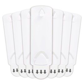 Picture Hanging Hooks with Adhesive Strips Heavy Duty - PinCute Picture Hangers Hanging Kit Tool, Double Hooks Design / No Nails Required (20)