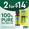 Thursday Plantation 100% Pure Tea Tree Oil 2 x 25mL