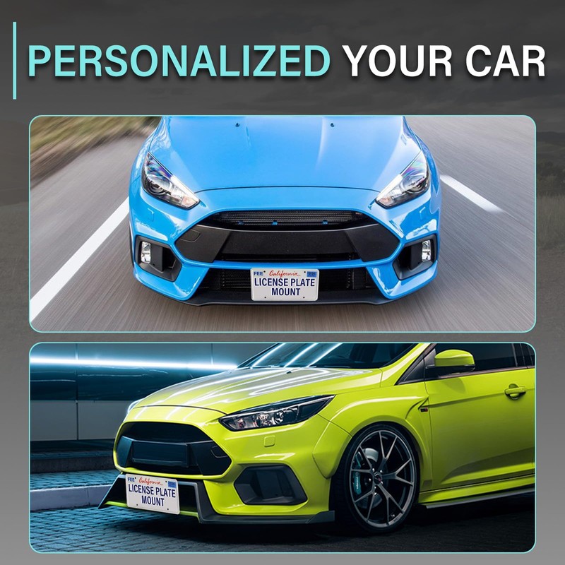 Heavy-Duty Front License Plate Holder Compatible with Ford Maverick 2022-2024,