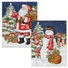 LANG Santa & Snowman Assorted Boxed Christmas Cards (1008128) -