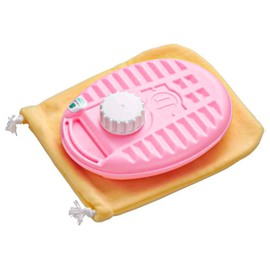 Maruka Hot Water Bottle, Poly Yuta, 20.3 fl oz (600 ml), Pink NP-PK