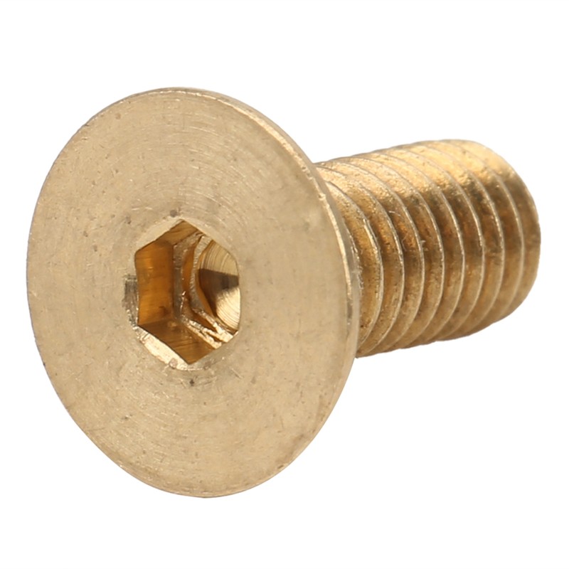 50Pcs Flat Hex Socket Screw M3 Pure Copper Countersunk Head